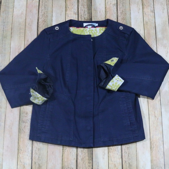 Boden Jackets & Blazers - Boden Photographer Jacket Canvas Floral Spring